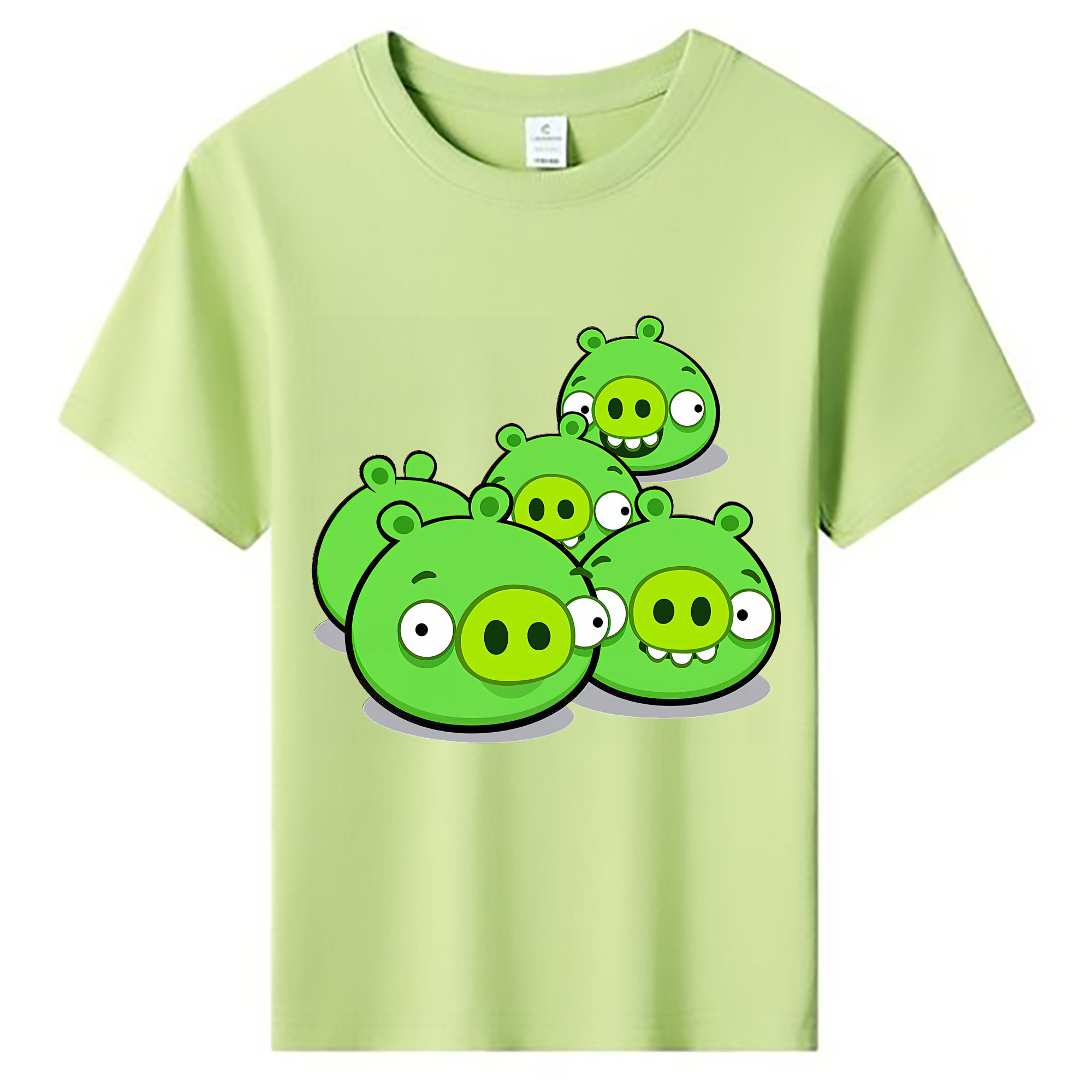 （画像用） Angry Birds アングリーバード 綿100％キッズTシャツ（フロントプリント）